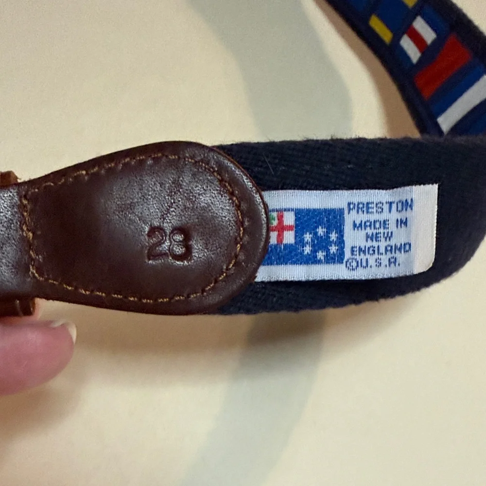 Preston Nautical Flags Boys/Men’s 28 Belt